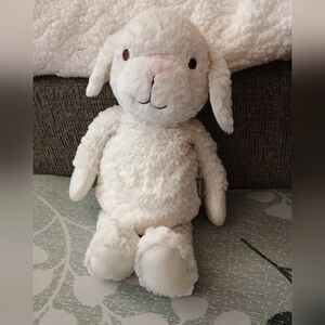 Adorable White Plush Lamb Toy